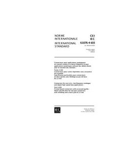 IEC 61076-4-103 Ed. 1.0 b:1999