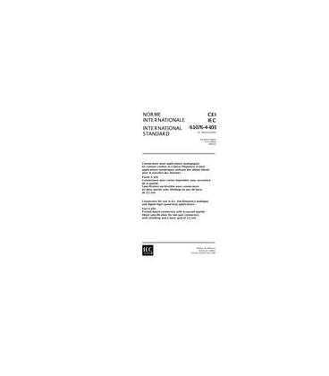 IEC 61076-4-103 Ed. 1.0 b:1999