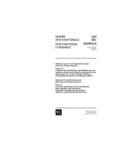 IEC 61249-3-3 Ed. 1.0 b:1999