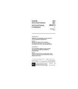 IEC 60107-5 Amd.1 Ed. 1.0 b:1999