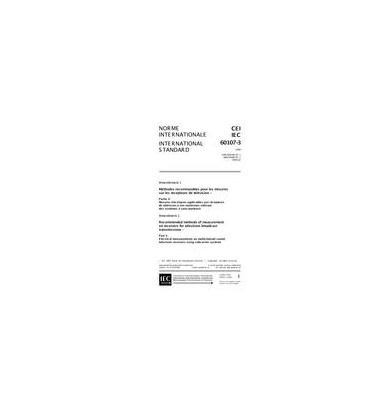 IEC 60107-3 Amd.1 Ed. 1.0 b:1999