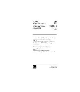 IEC 61280-2-1 Ed. 1.0 b:1998