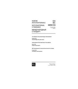IEC 60050-551 Ed. 2.0 t:1998