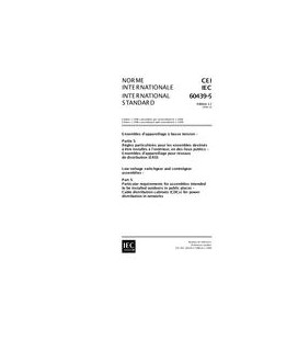 IEC 60439-5 Ed. 1.1 b:1998