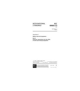 IEC 60601-2-3 Amd.1 Ed. 2.0 en:1998