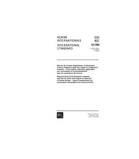 IEC 61786 Ed. 1.0 b:1998