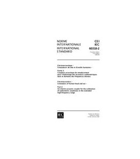 IEC 60318-2 Ed. 1.0 b:1998