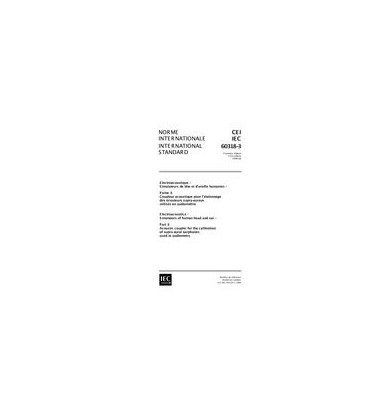IEC 60318-3 Ed. 1.0 b:1998