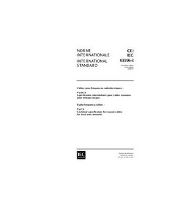 IEC 61196-3 Ed. 1.0 b:1998