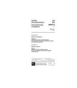 IEC 60404-11 Amd.1 Ed. 1.0 b:1998
