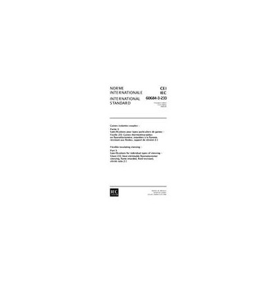 IEC 60684-3-233 Ed. 1.0 b:1998