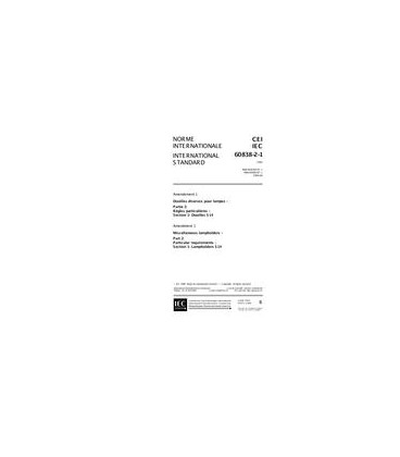 IEC 60838-2-1 Amd.1 Ed. 1.0 b:1998