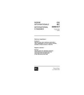 IEC 60404-8-7 Ed. 2.0 b:1998