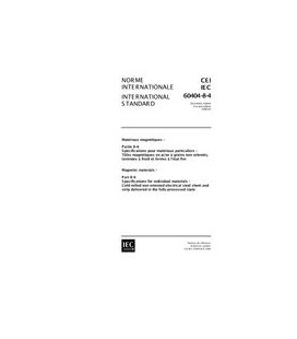 IEC 60404-8-4 Ed. 2.0 b:1998