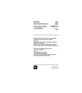 IEC 61280-1-1 Ed. 1.0 b:1998