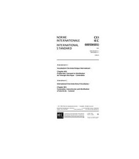 IEC 60050-601 Amd.1 Ed. 1.0 b:1998
