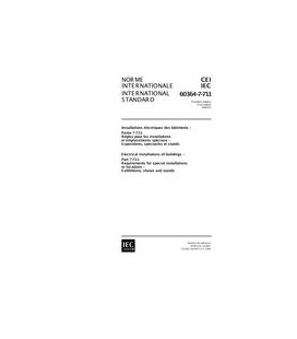IEC 60364-7-711 Ed. 1.0 b:1998