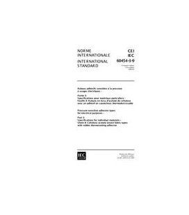 IEC 60454-3-9 Ed. 1.0 b:1998