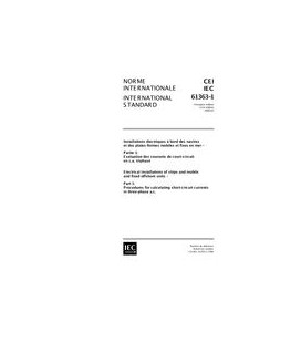 IEC 61363-1 Ed. 1.0 b:1998