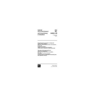 IEC 61300-3-40 Ed. 1.0 b:1998