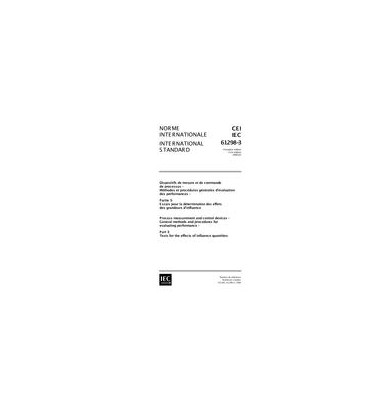 IEC 61298-3 Ed. 1.0 b:1998