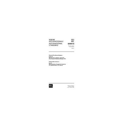 IEC 60904-8 Ed. 2.0 b:1998