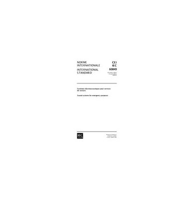 IEC 60849 Ed. 2.0 b:1998