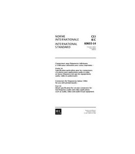 IEC 60603-14 Ed. 1.0 b:1998