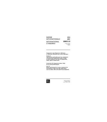 IEC 60603-14 Ed. 1.0 b:1998
