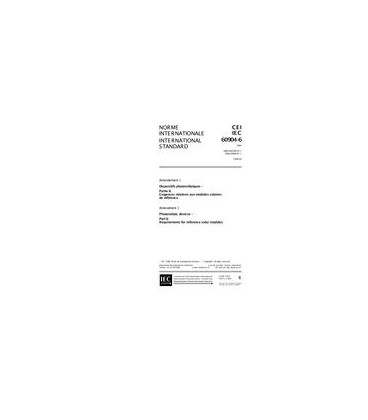 IEC 60904-6 Amd.1 Ed. 1.0 b:1998