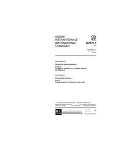 IEC 60904-2 Amd.1 Ed. 1.0 b:1998