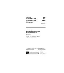 IEC 60635 Amd.1 Ed. 1.0 b:1997