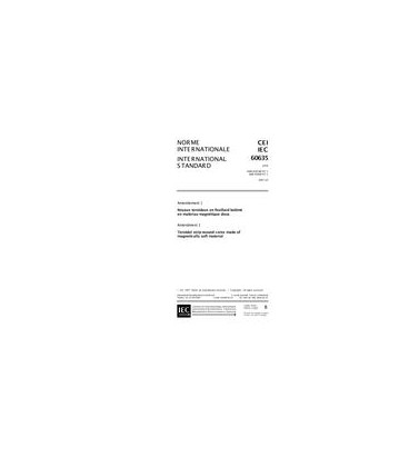 IEC 60635 Amd.1 Ed. 1.0 b:1997