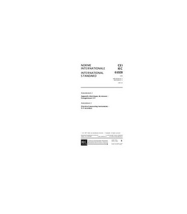 IEC 61028 Amd.2 Ed. 1.0 b:1997
