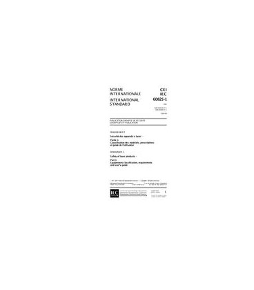 IEC 60825-1 Amd.1 Ed. 1.0 b:1997