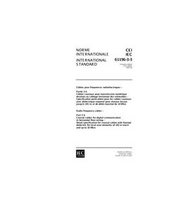 IEC 61196-3-3 Ed. 1.0 b:1997