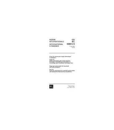 IEC 60884-2-6 Ed. 1.0 b:1997