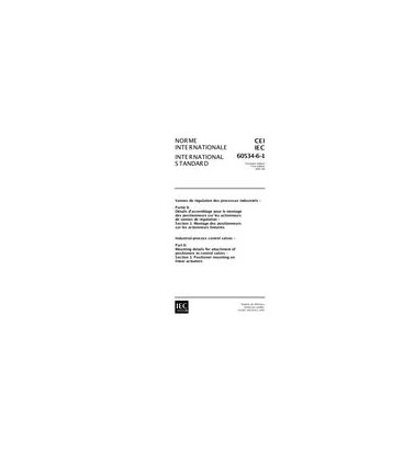 IEC 60534-6-1 Ed. 1.0 b:1997