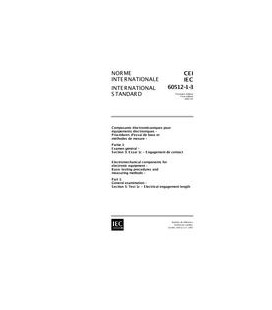 IEC 60512-1-3 Ed. 1.0 b:1997