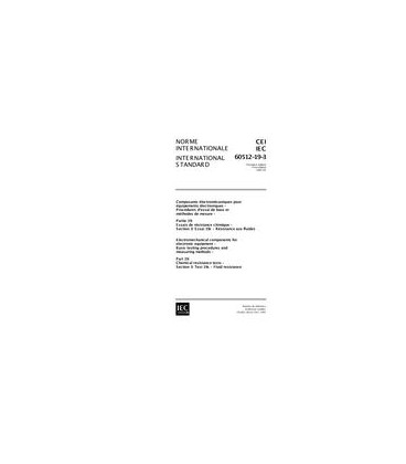 IEC 60512-19-3 Ed. 1.0 b:1997
