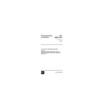 IEC 60874-14-5 Ed. 1.0 en:1997