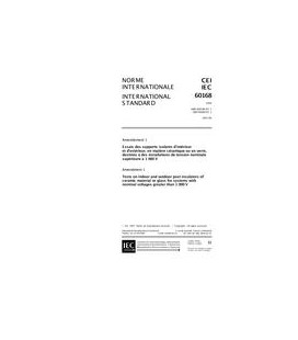 IEC 60168 Amd.1 Ed. 4.0 b:1997