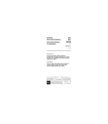 IEC 60168 Amd.1 Ed. 4.0 b:1997