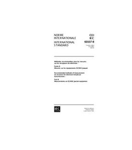 IEC 60107-8 Ed. 1.0 b:1997