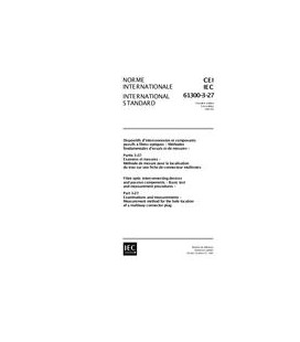 IEC 61300-3-27 Ed. 1.0 b:1997