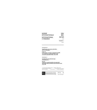 IEC 60317-25 Amd.1 Ed. 2.0 b:1997
