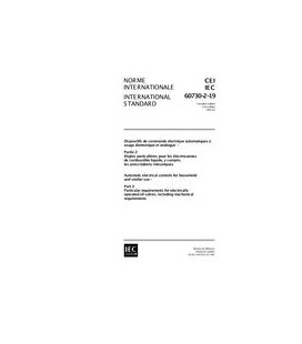 IEC 60730-2-19 Ed. 1.0 b:1997