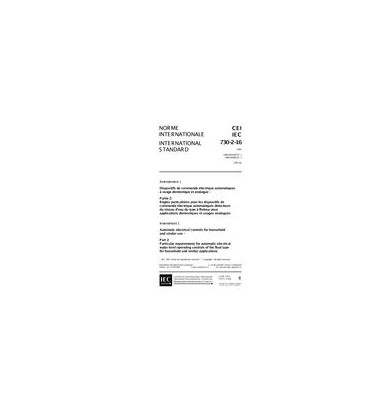 IEC 60730-2-16 Amd.1 Ed. 1.0 b:1997
