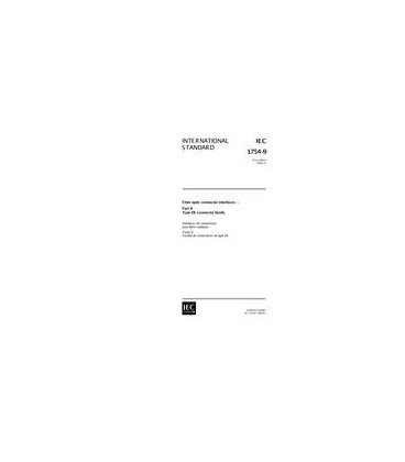 IEC 61754-9 Ed. 1.0 en:1996