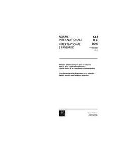 IEC 61646 Ed. 1.0 b:1996